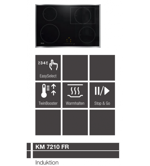 Miele 美诺 嵌入式电磁炉KM 7210 FR